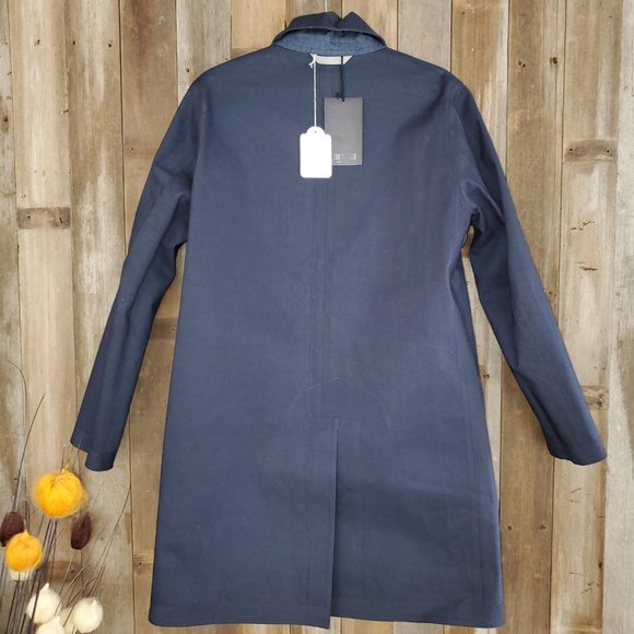 New Todd Snyder (sample?) double face Rain/Trench coat Reversible 38 Mens M - Picture 13 of 16